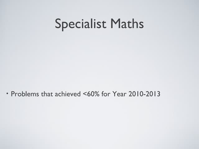2014 st josephs geelong spec maths