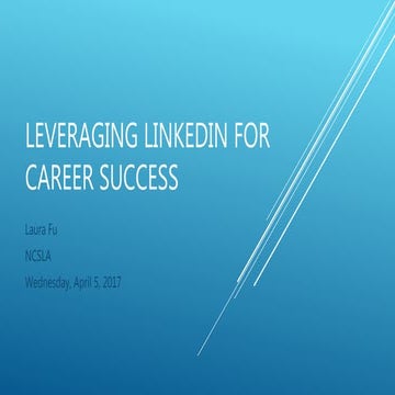 Leveraging LinkedIn for Career Success