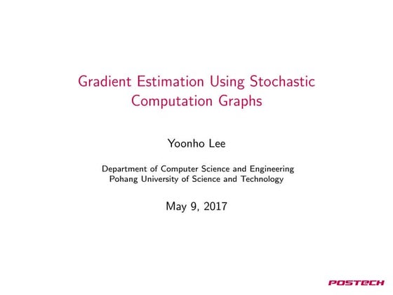 Gradient Estimation Using Stochastic Computation Graphs