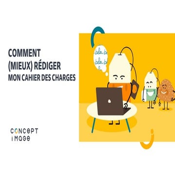 Rédiger son cahier des charges - notes