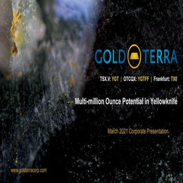 Gold Terra Corporate Presentation