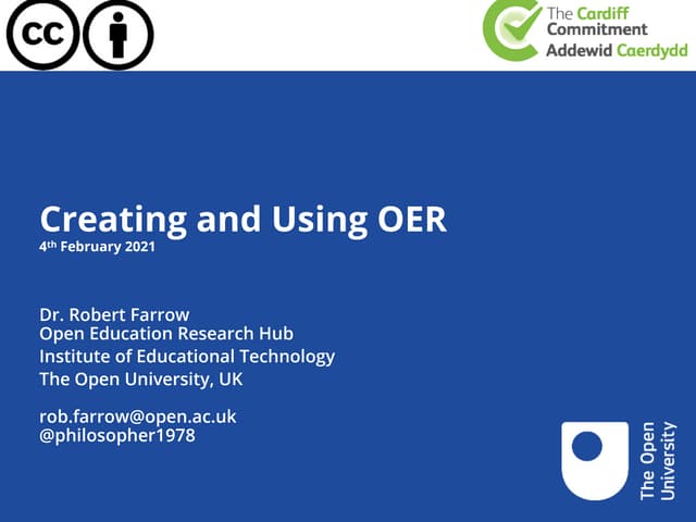 Creating and Using OER 