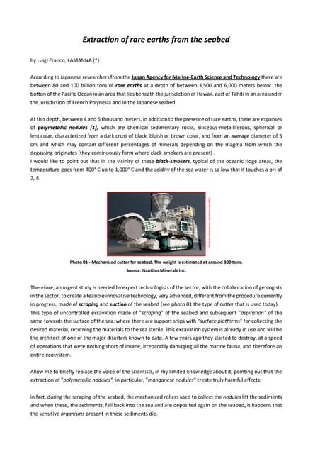 2021_ENG_Extraction of rare earths from the seabed