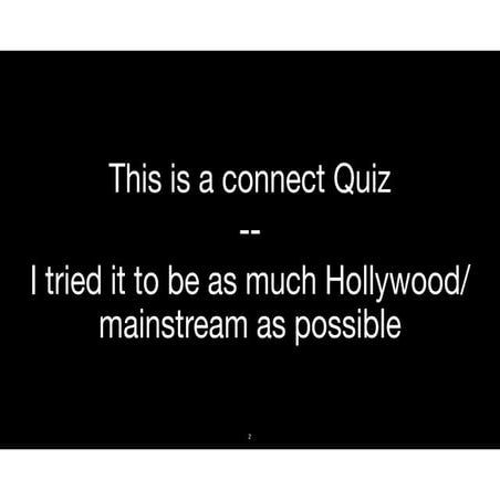 2025 | Quiz1 | Cinema Connect Trivia With Answers