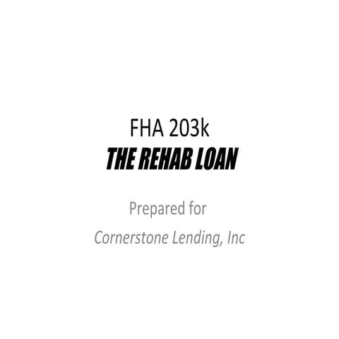 FHA 203 K