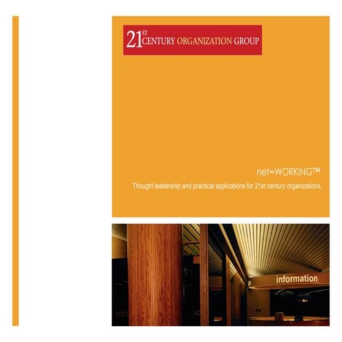 21st Century Organization Group Brochure