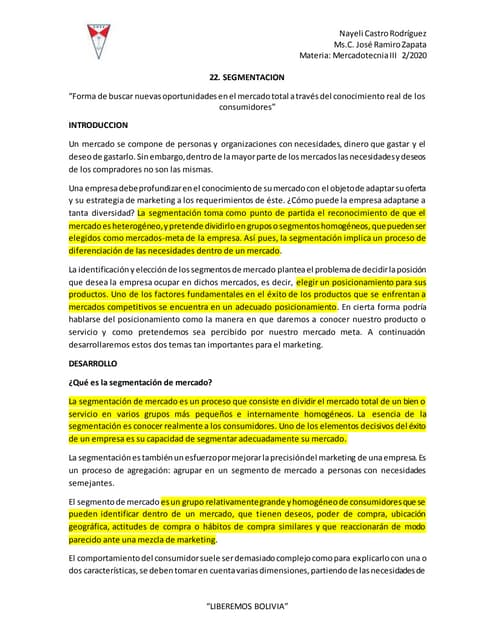 22 segmentacion