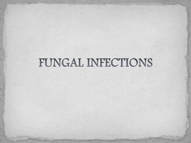 24. fungal infections