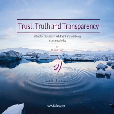 Trust Truth Transparency 3w-2-2