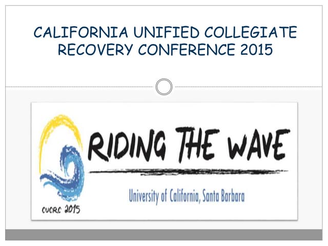 CUCRC 2015 PowerPoint; November 2015