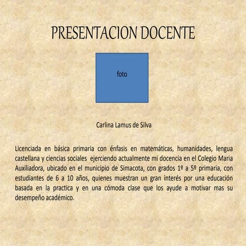 26699  carlina lamus de silva