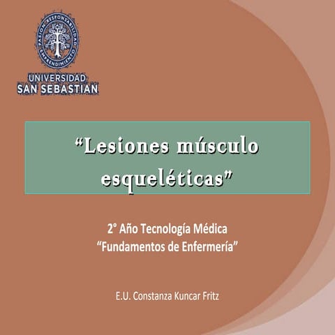 [26] lesiones musculo esqueleticas