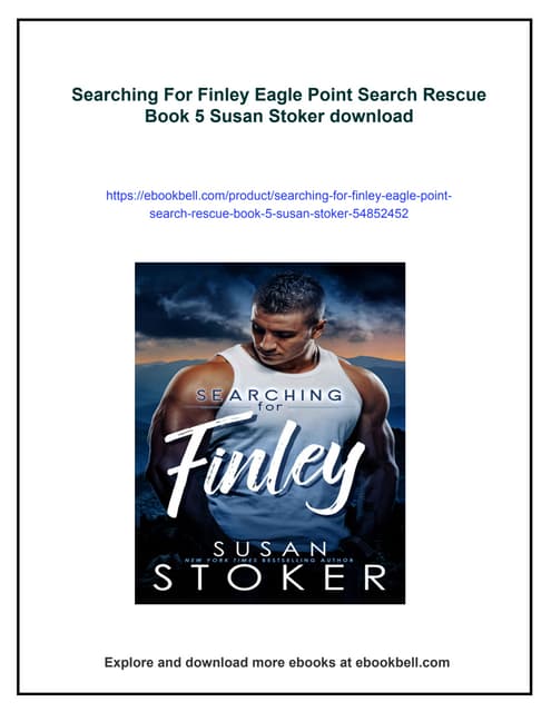 Searching For Finley Eagle Point Search Rescue Book 5 Susan Stoker
