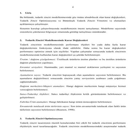 Tedarik Zinciri Optimizasyonu