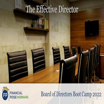 The Effective Director  
