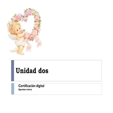 2 certificación digital