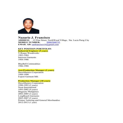 CV-JAN12-2016-NAZARIO FRANCISCO