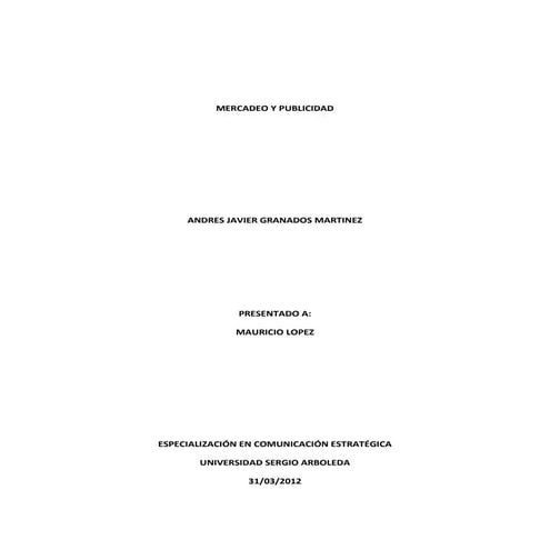 2da actividad - El consumidor.