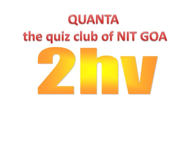 General Quiz January Monthly