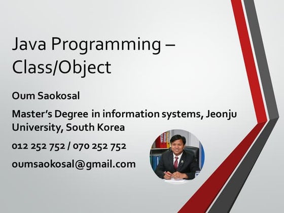Java OOP Programming language (Part 3) - Class and Object