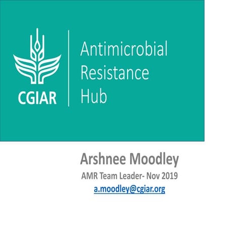 CGIAR Antimicrobial Resistance Hub