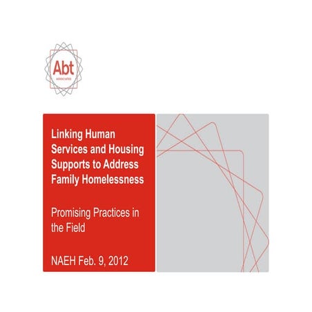 3.5 What’s New in Family Homelessness Research?