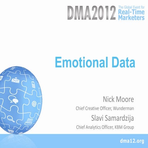 The New World of Emotional Data: From Analysis to Storytelling