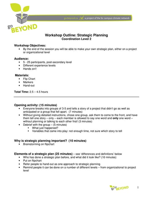 33. Strategic Planning Workshop, Cd 2