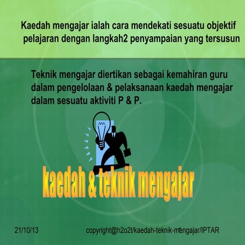 3394071 kaedah-teknik-mengajar-