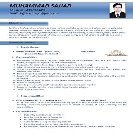 Sajjad cv