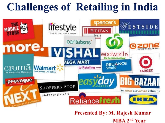 Challenges of  Retailing in India