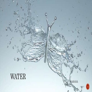 Properties of water