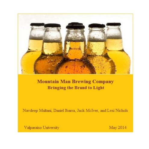 Finance project  Mountain man