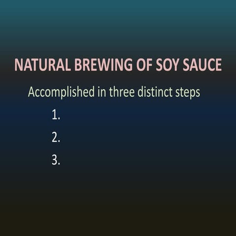 Soy sauce control of process1