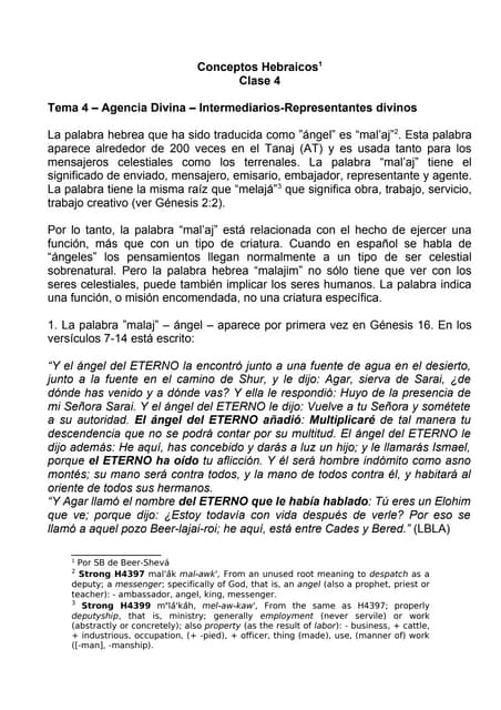 Clase 4- Conceptos-hebraicos-agencia-divina