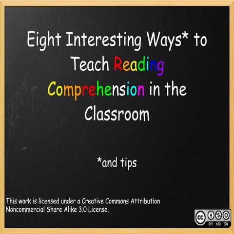 Eight Interesting Ways to Teach Reading Comprehension in the Clas