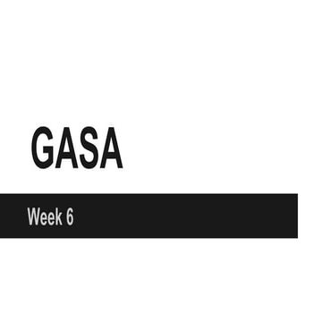GASA Week 6