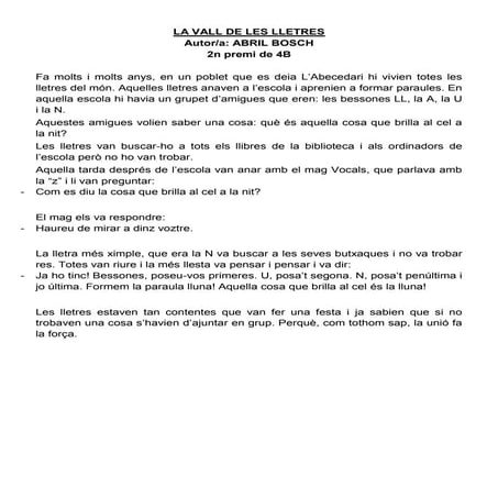 4 b 2n premi sant jordi