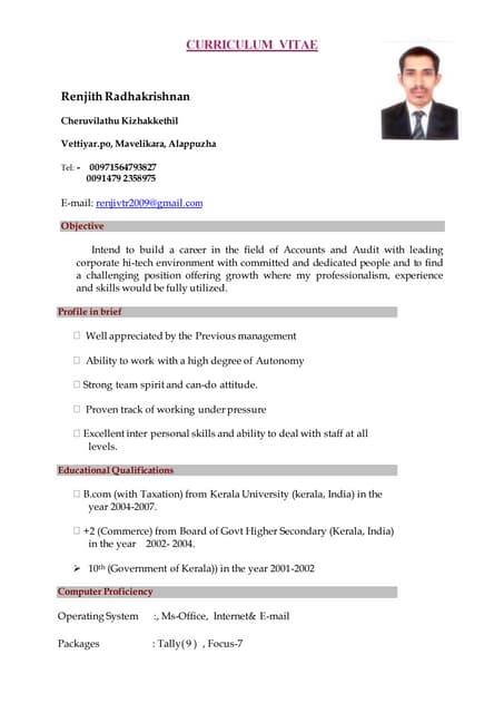 renjith_resume