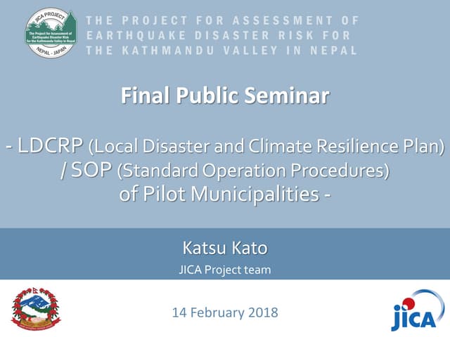 4 erakv 3rd seminar_sop_ldcrp