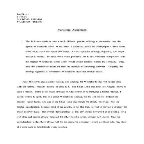 core assignment paper