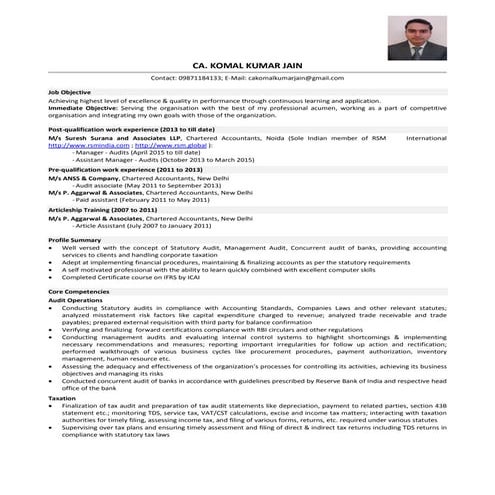 Resume-CA Komal Kumar Jain 