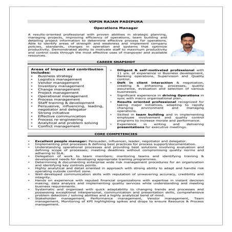 Vipin Rajan Padipura Resume