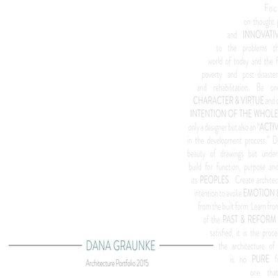 Architectural Portfolio Interactive