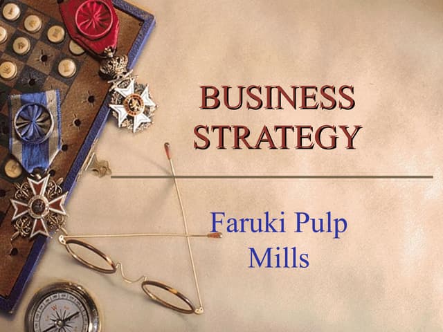 Business Strategy FPM