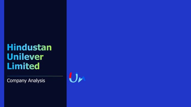 Hindustan Unilever Limited (HUL) - Company Analysis