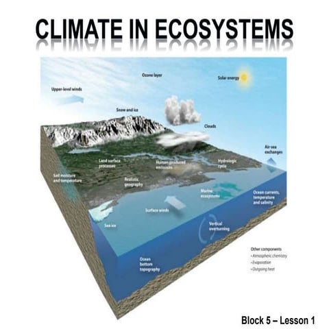 5th - Block 5 - Climate in Ecosystems