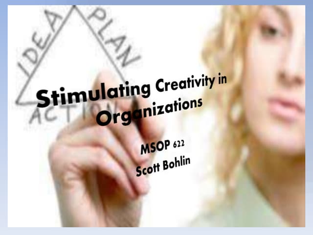 6.1 power point stimulating creativity in organizations