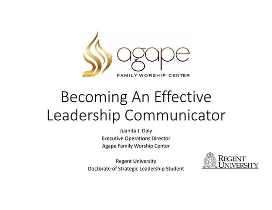 Effective Leadership Communication Presentation