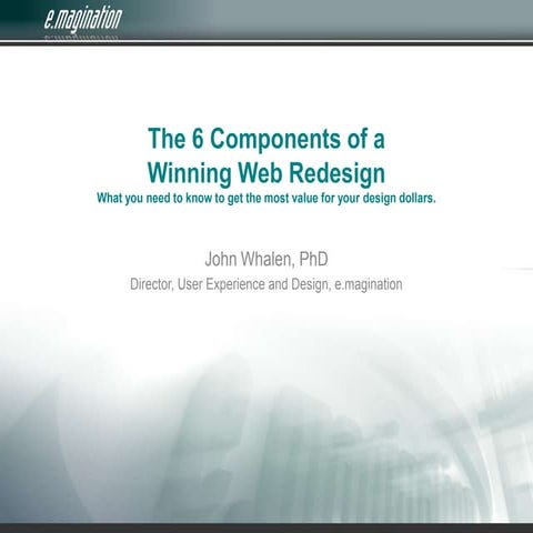 6 Components Of Winning Web Redesign